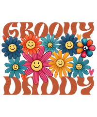 Groovy Daddy Retro Flower