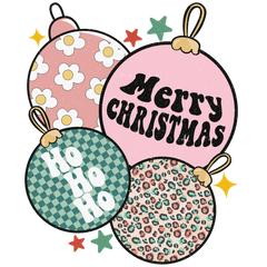 Merry Christmas Ho Ho Ho Ornaments