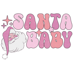 Santa Baby Pink Santa Hat