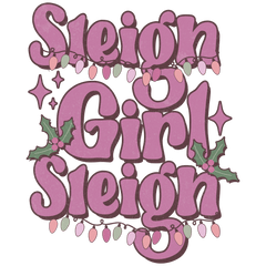 Sleigh Girl Sleigh Pink Lights