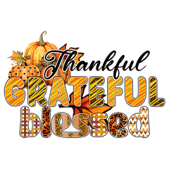 Thankful Grateful Blessed Bold