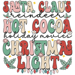 Santa Claus Hot Cocoa Christmas Light