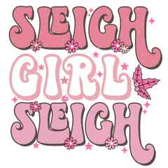 Sleigh Girl Sleigh Pink Daisies