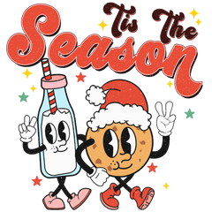 Tis the Season Milk and Cookie