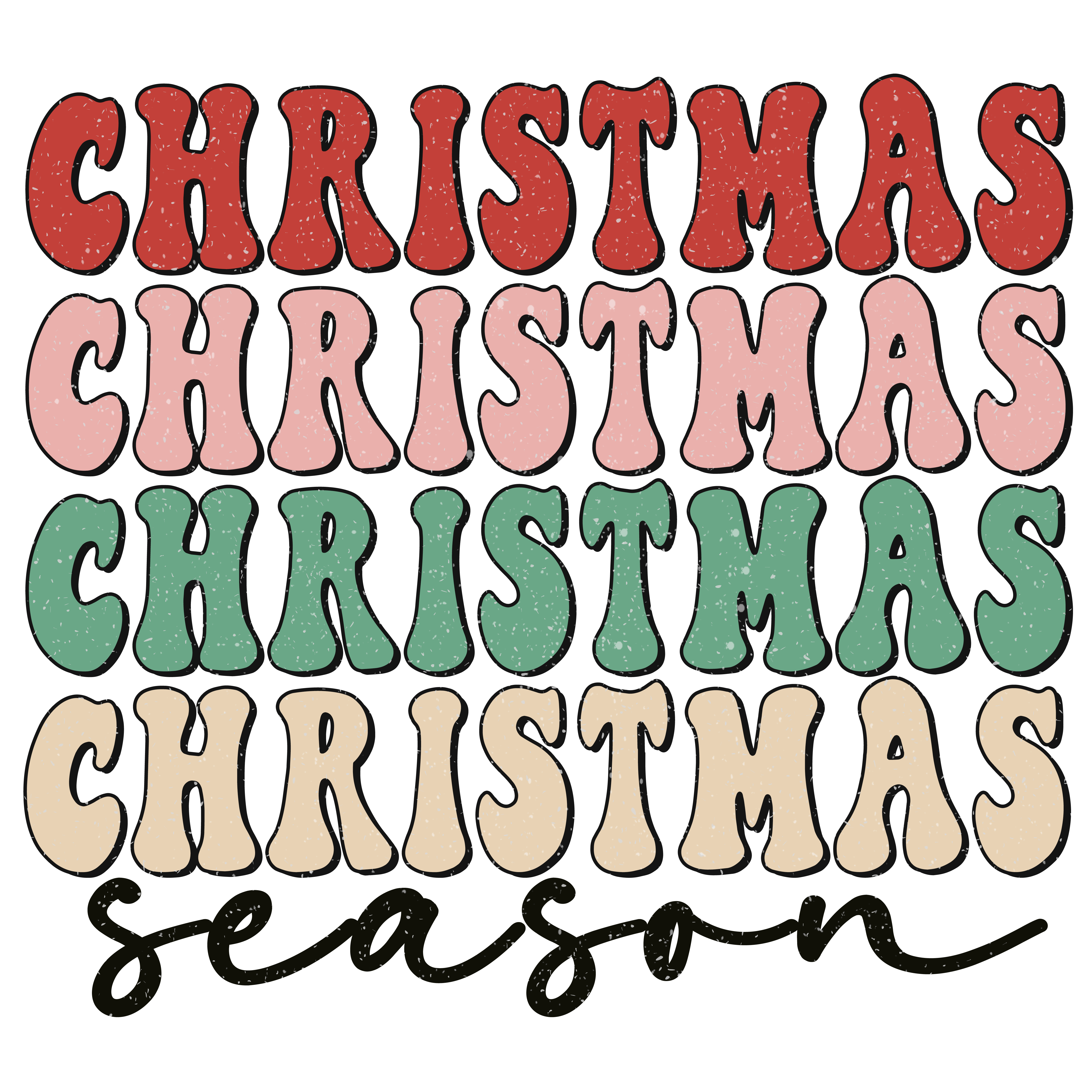 Christmas Season Red Green