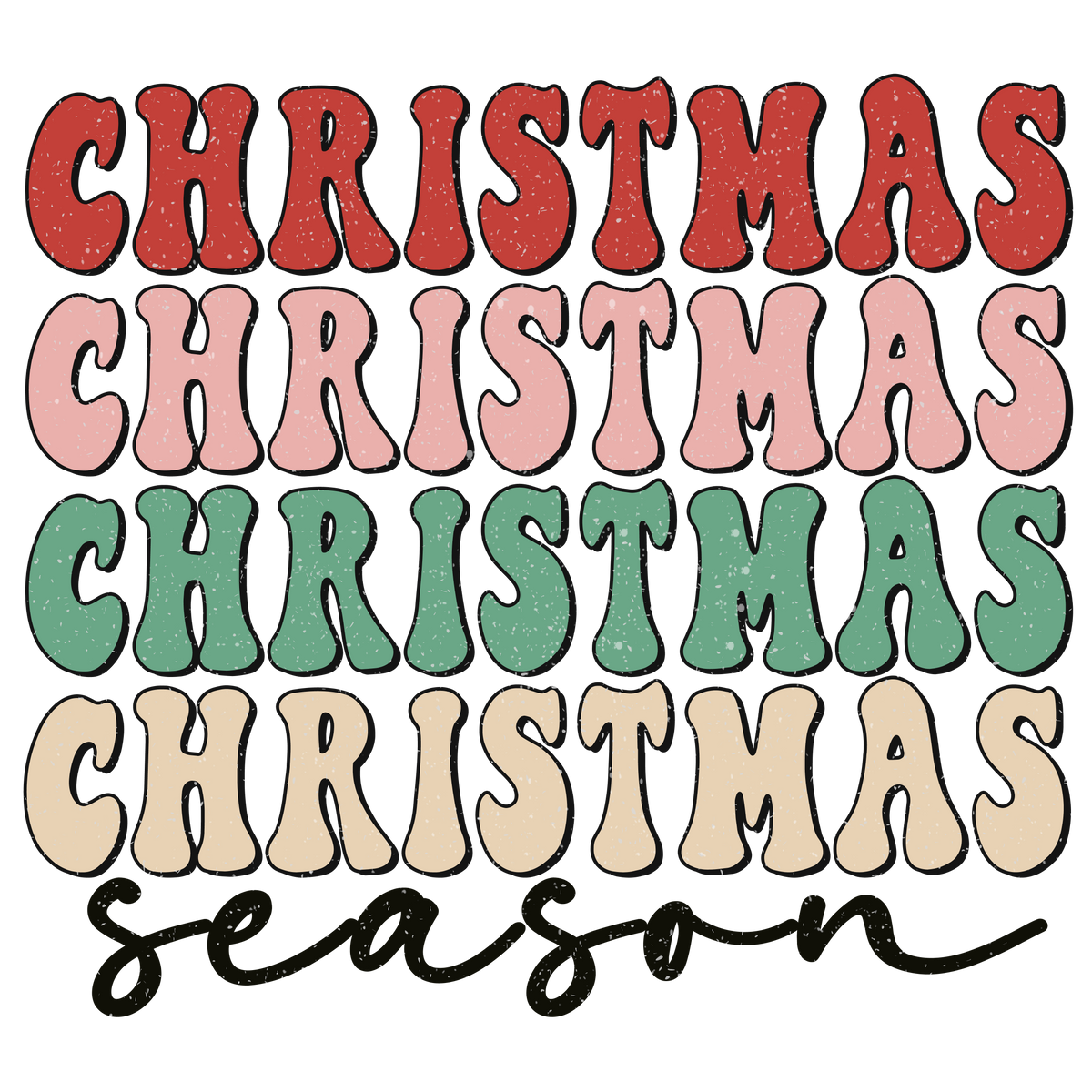 Christmas Season Red Green