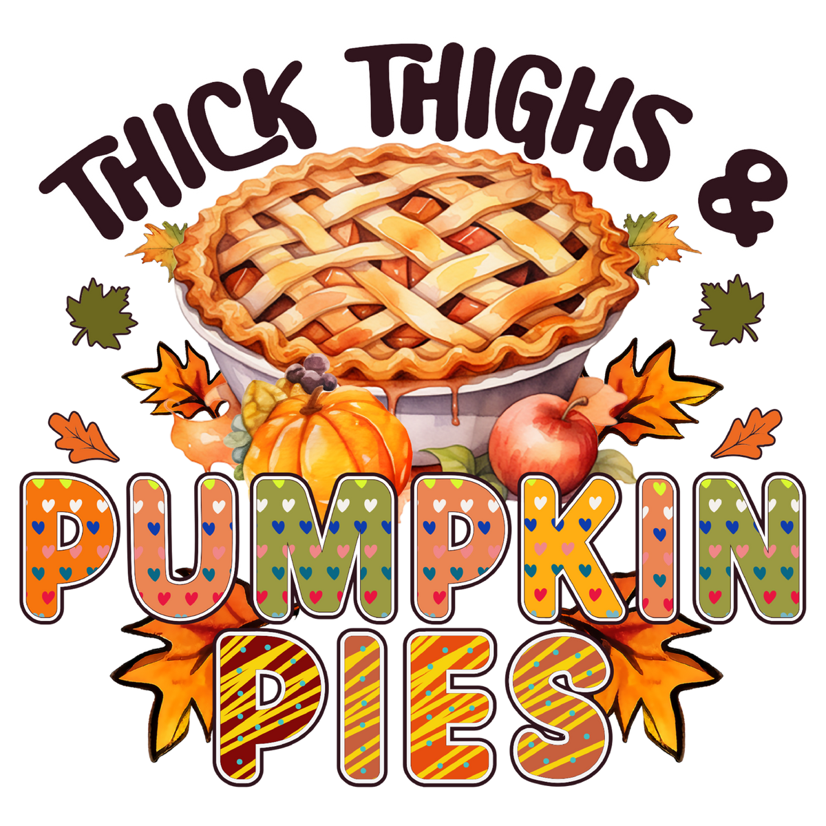 Harvest Plaid Pumpkin