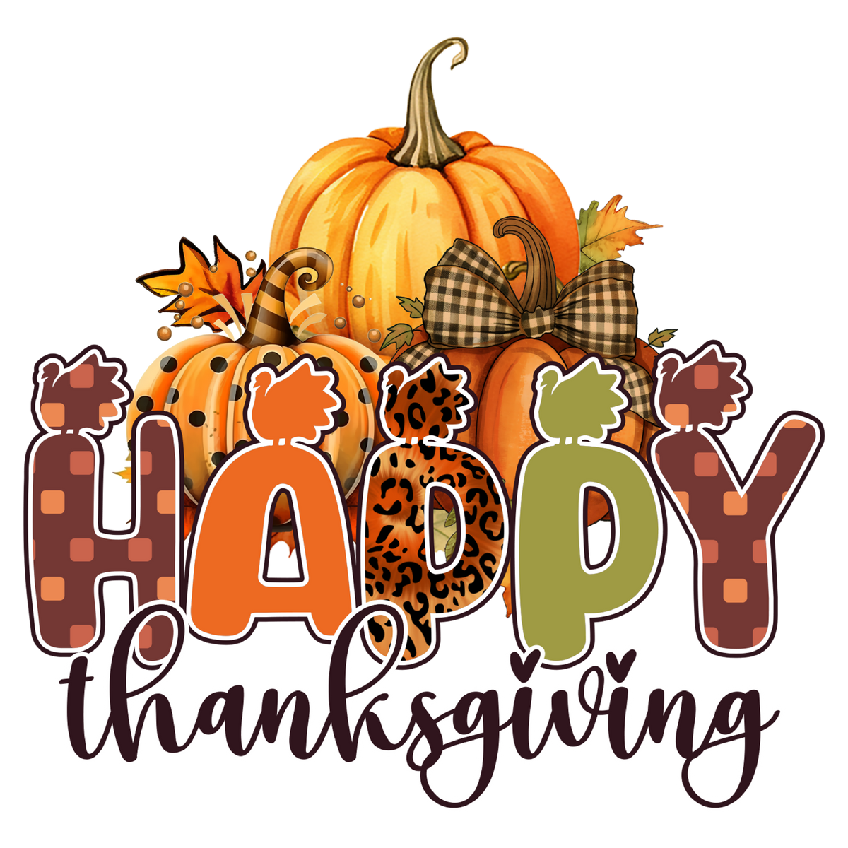 Autumn Patchwork Letters