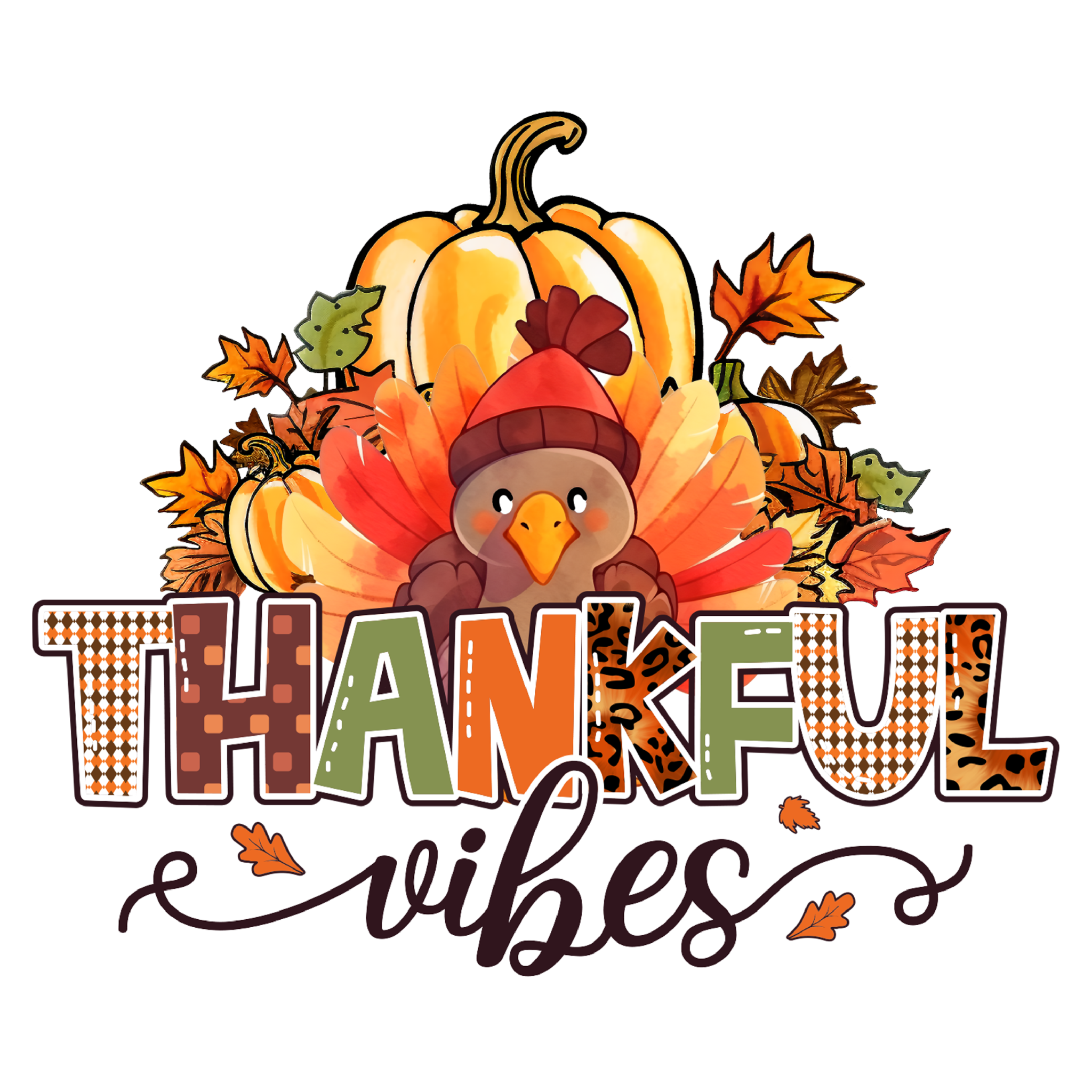 Crisp Leaves Thankful