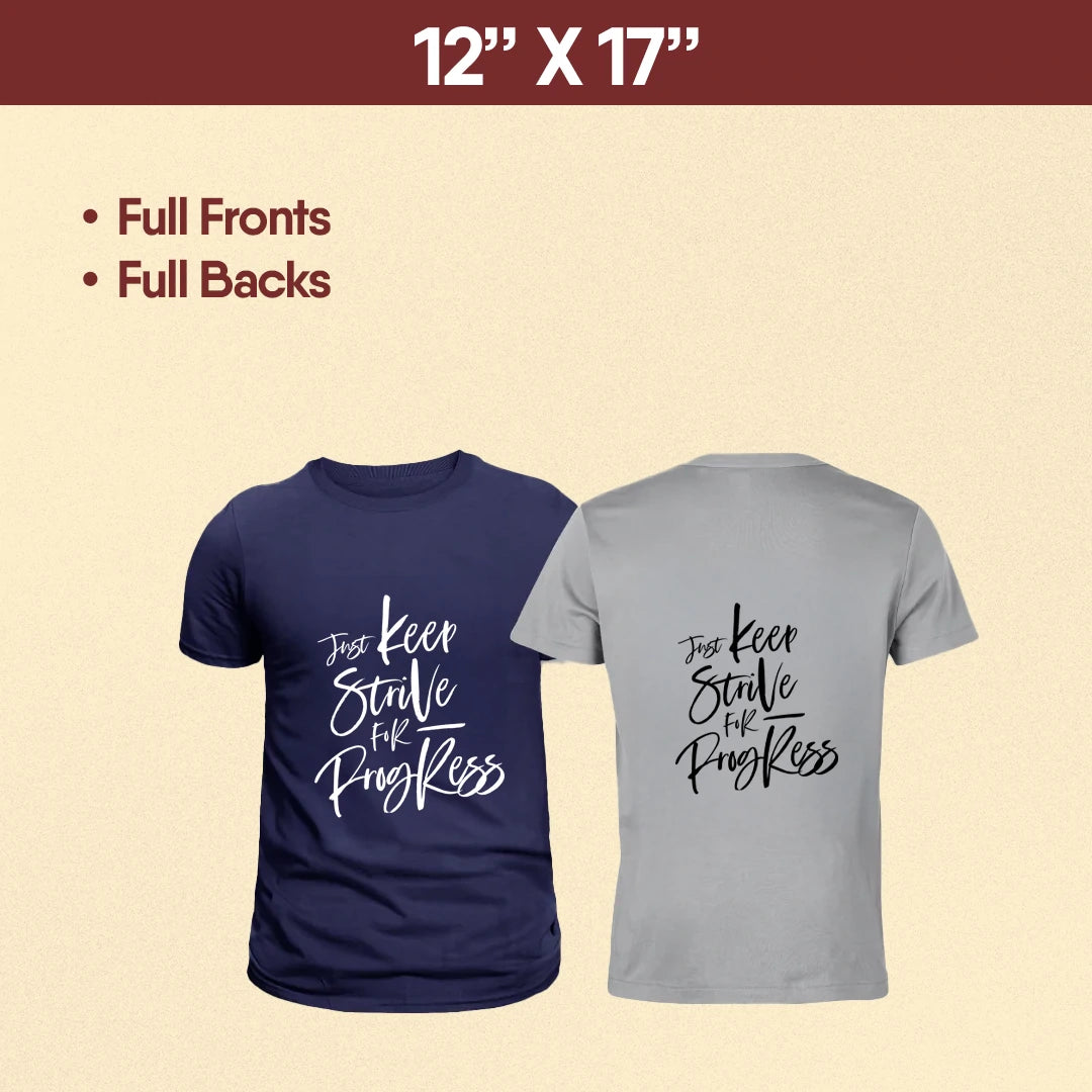 DTF TRANSFER BY SIZE