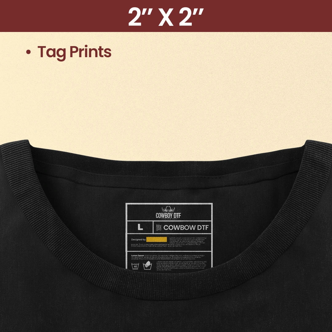 DTF TRANSFER BY SIZE