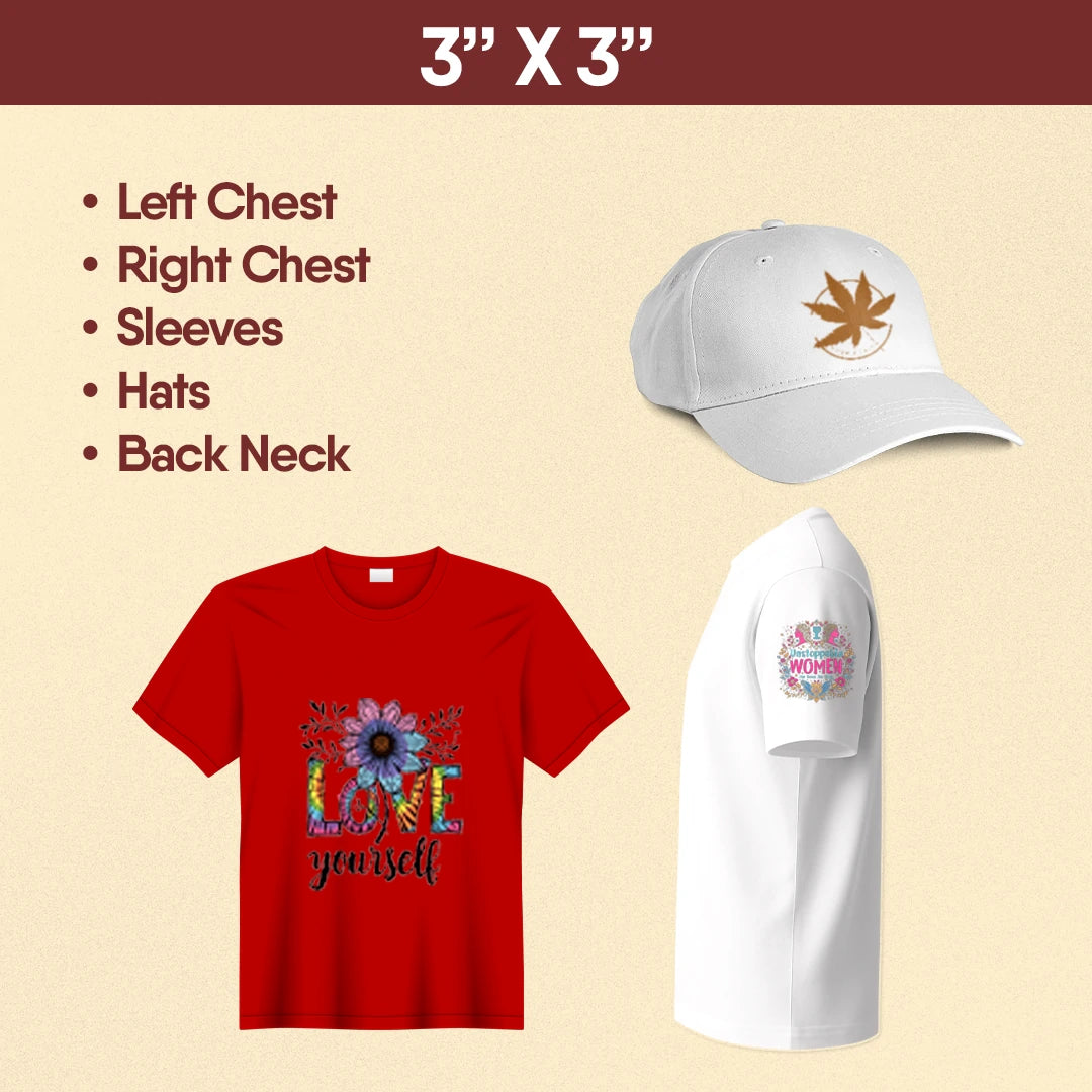 DTF TRANSFER BY SIZE