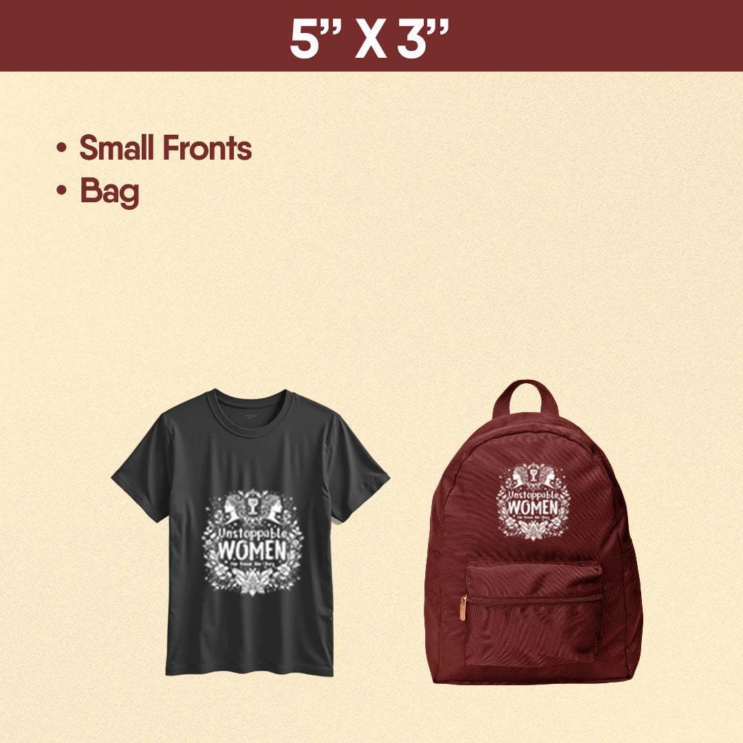 DTF TRANSFER BY SIZE