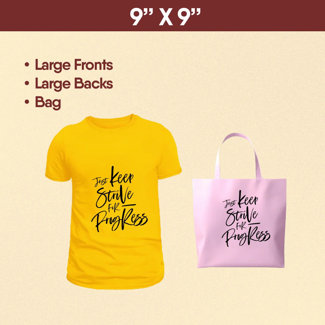 DTF TRANSFER BY SIZE