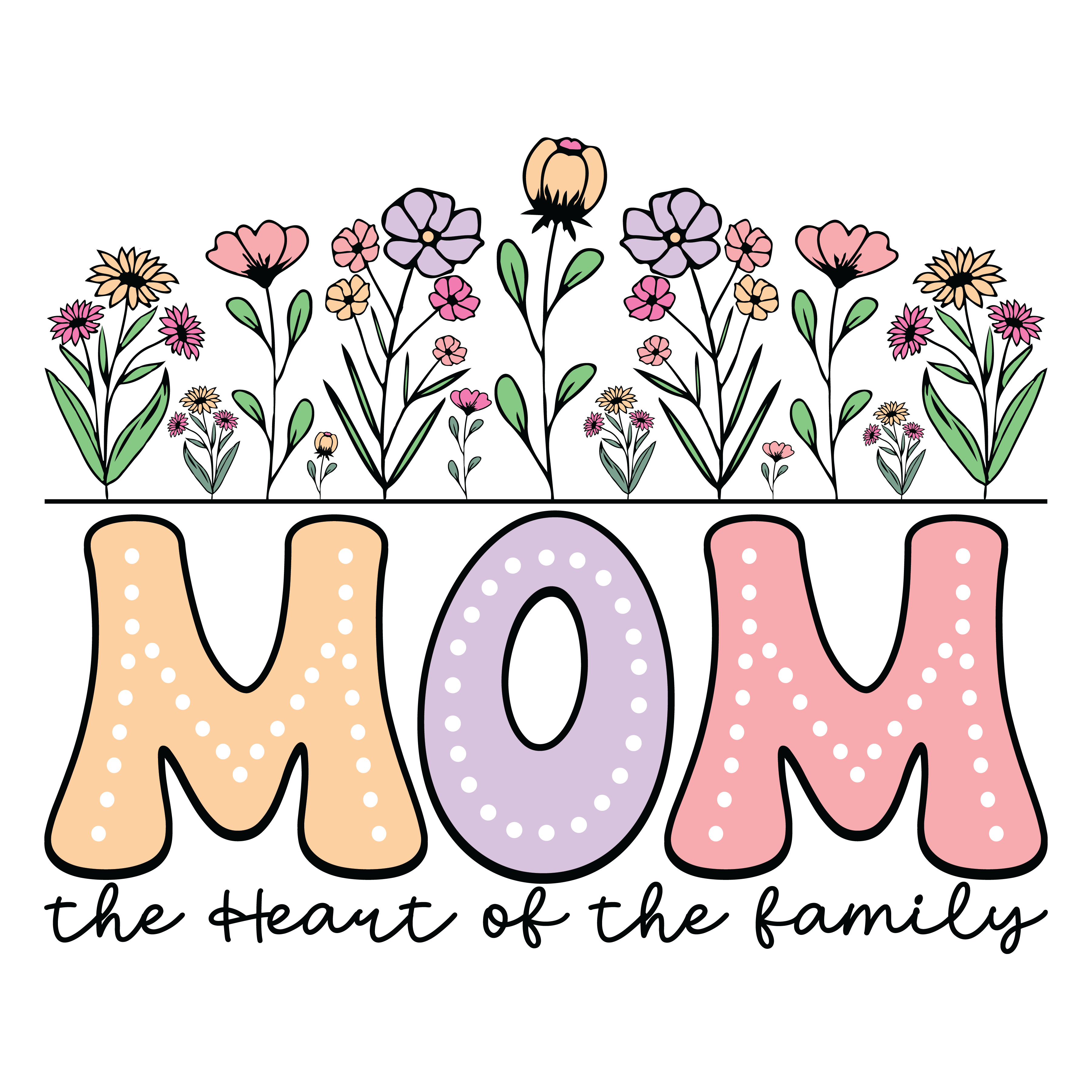 Mom The Heart Of The Family