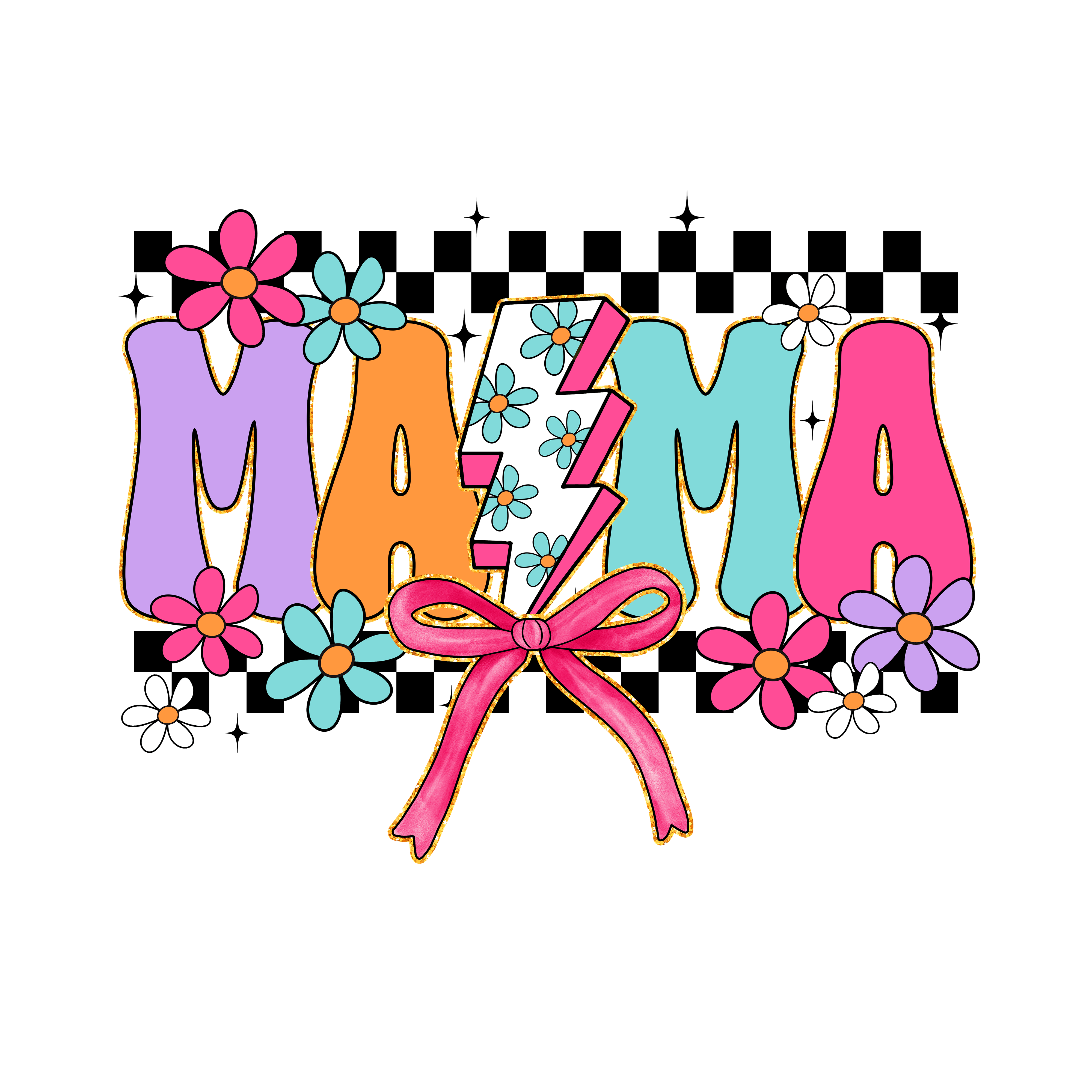 Mama With Lightning Bolt