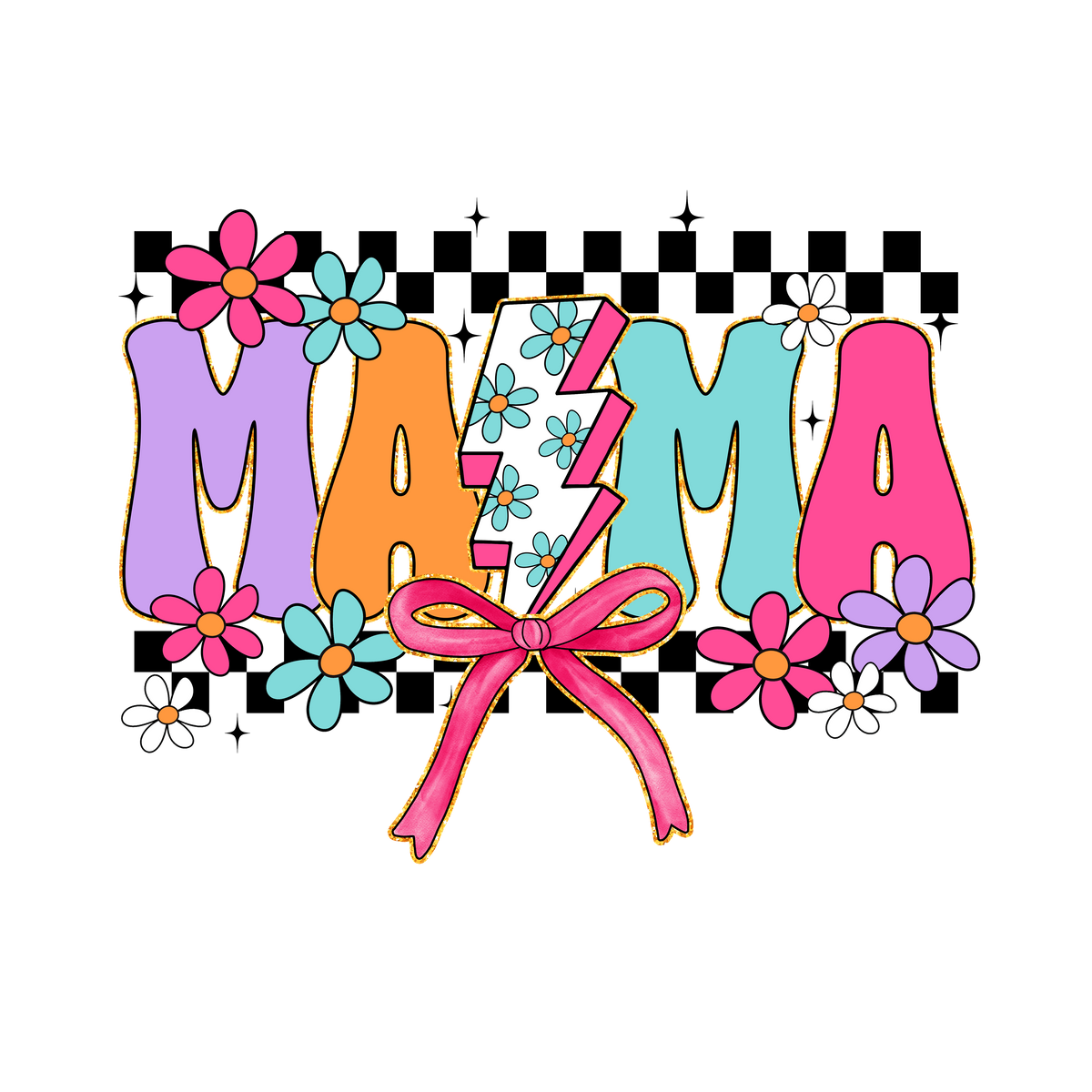 Mama With Lightning Bolt