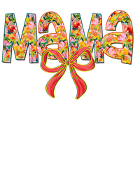 Mama Multicolor Floral Bow