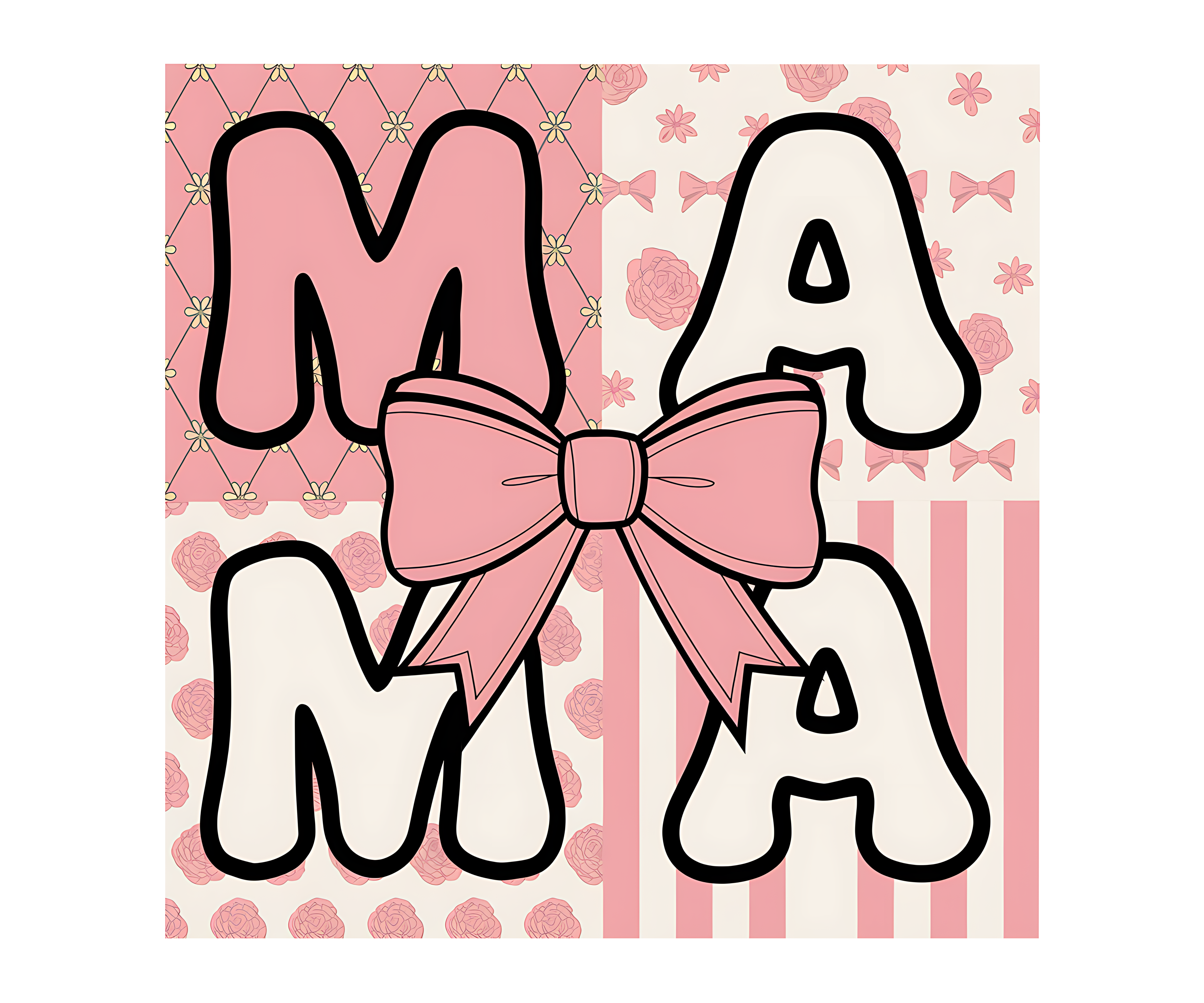 Mama Pink Bow