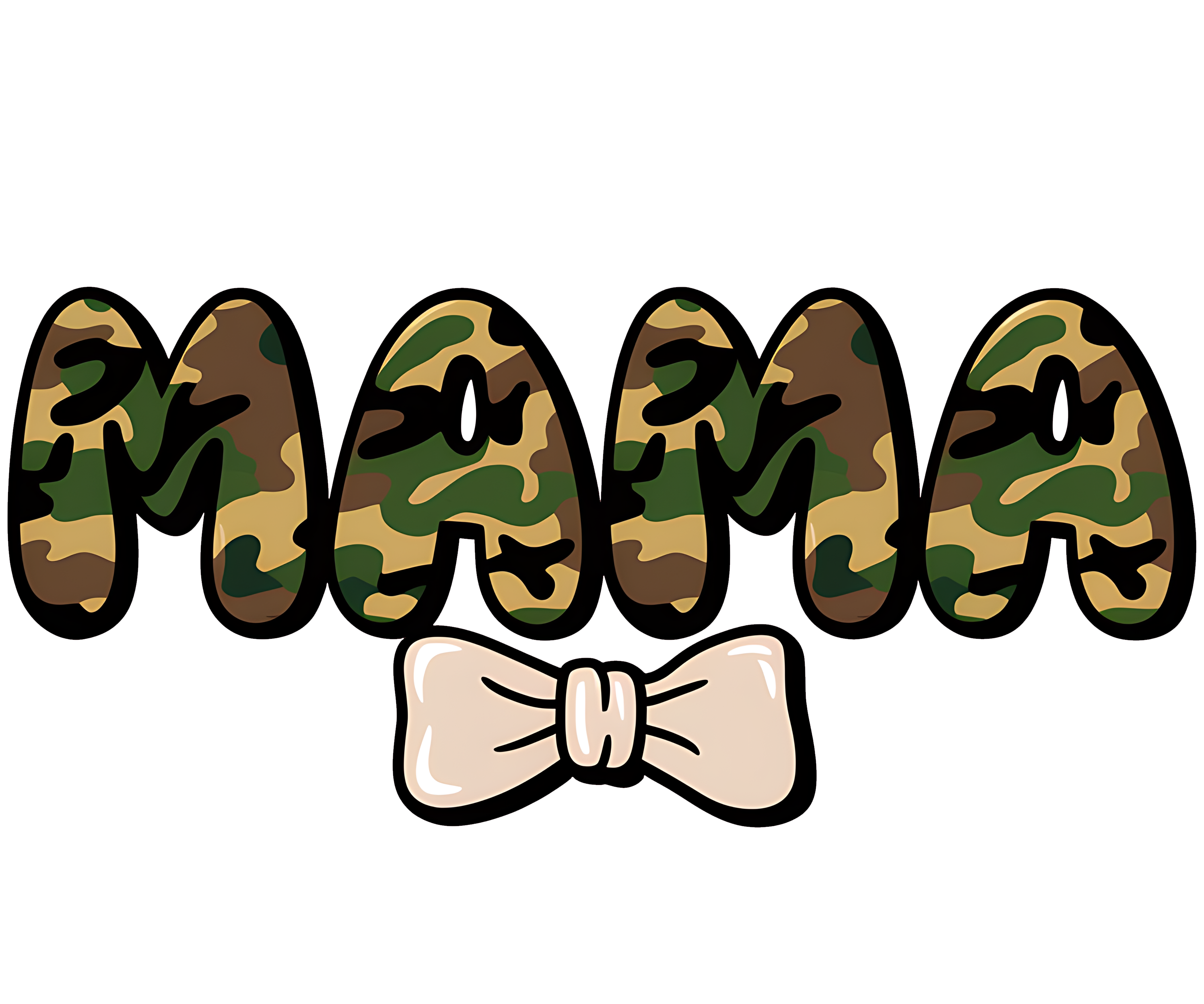 Mama Camo Bow