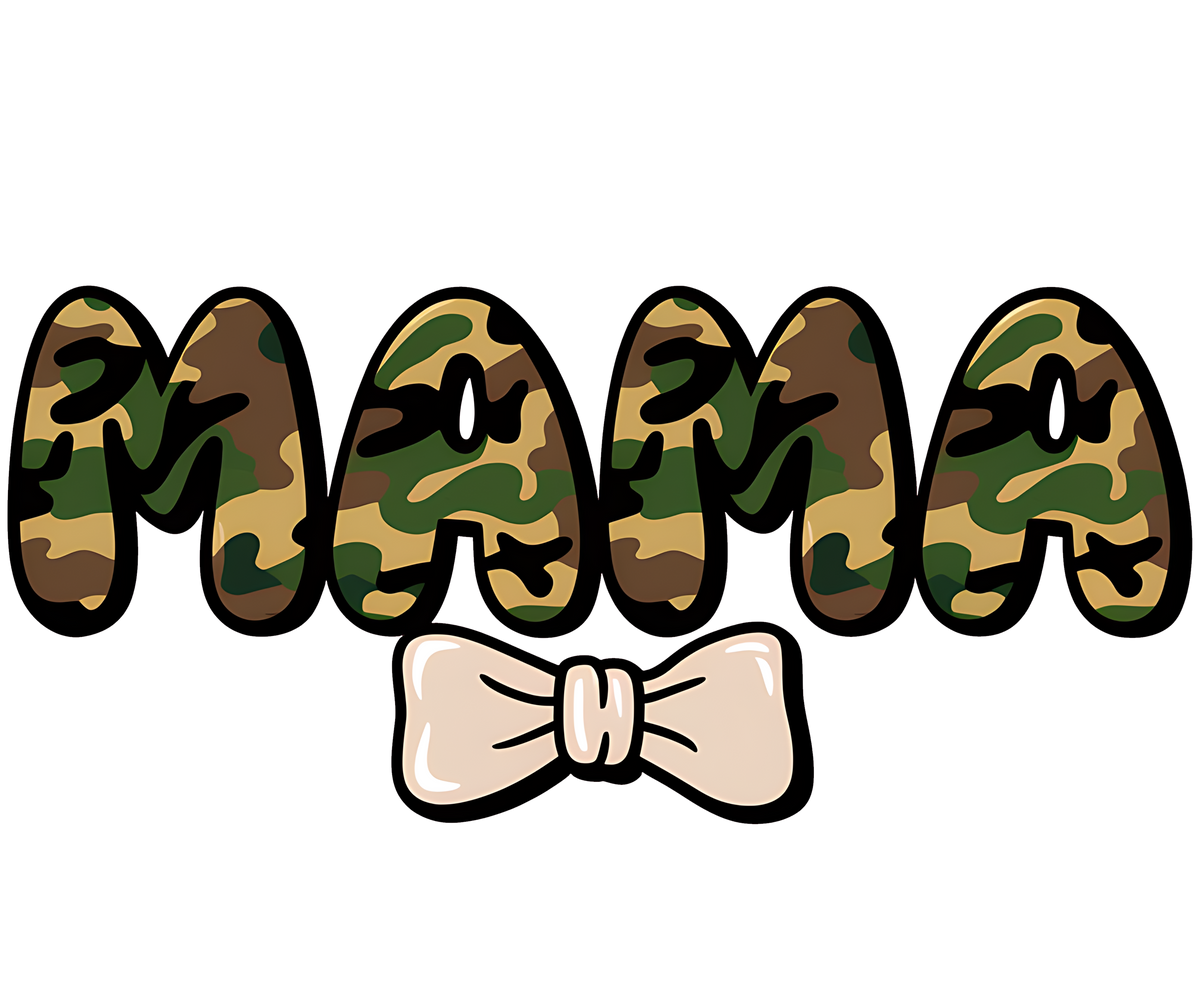 Mama Camo Bow