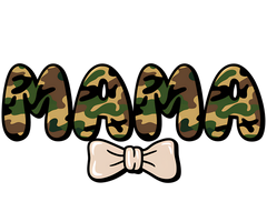 Mama Camo Bow