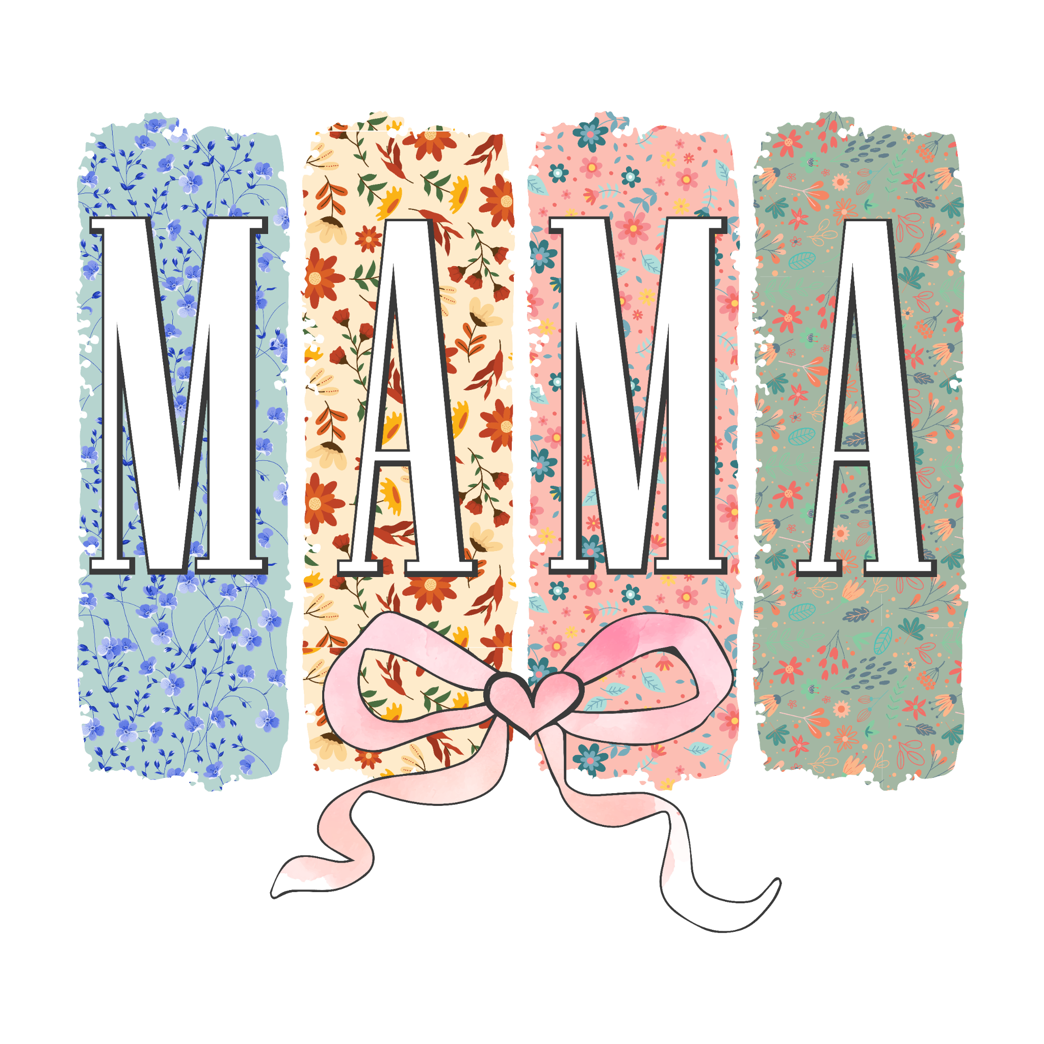 Mama Patchwork Letters