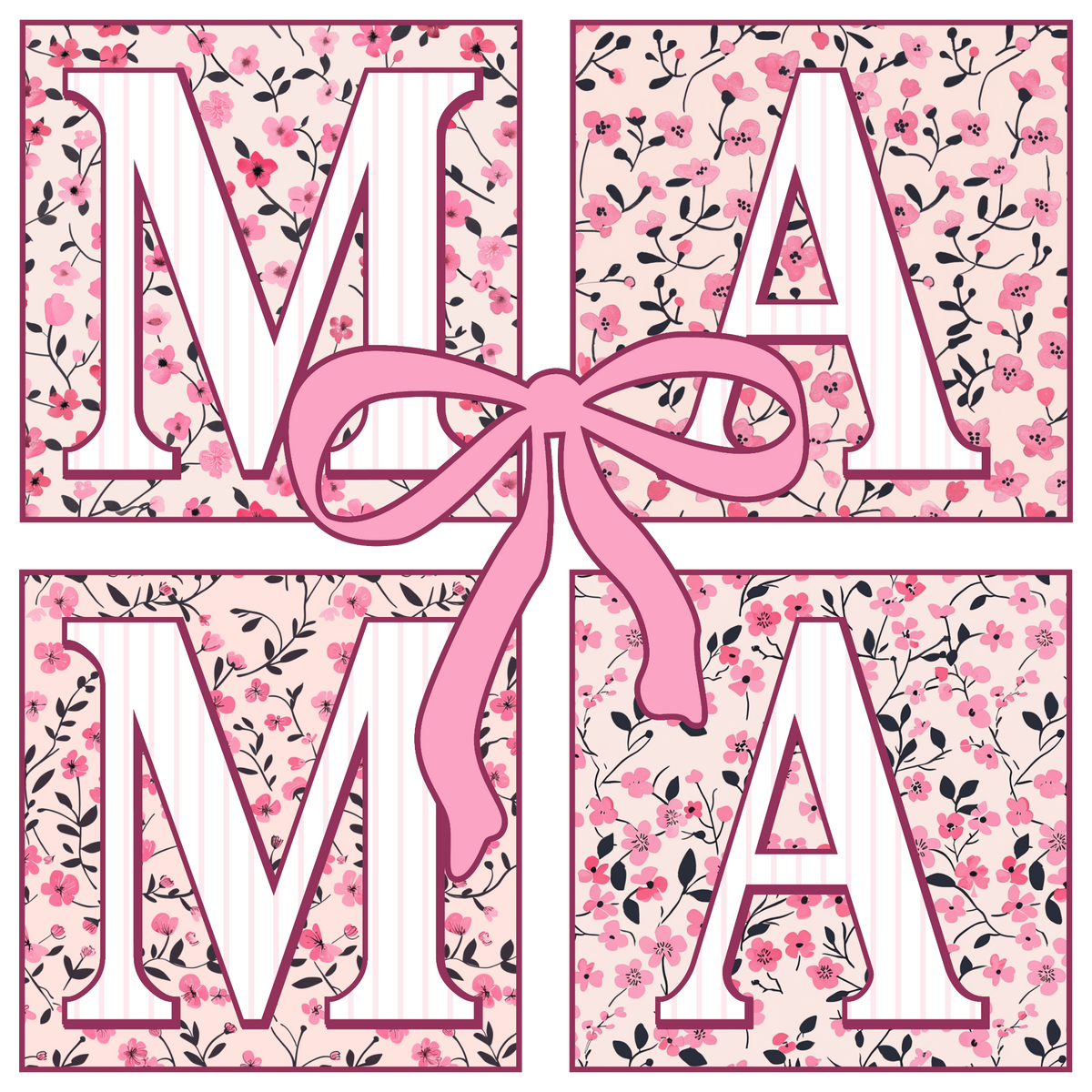 Mama Block Letters