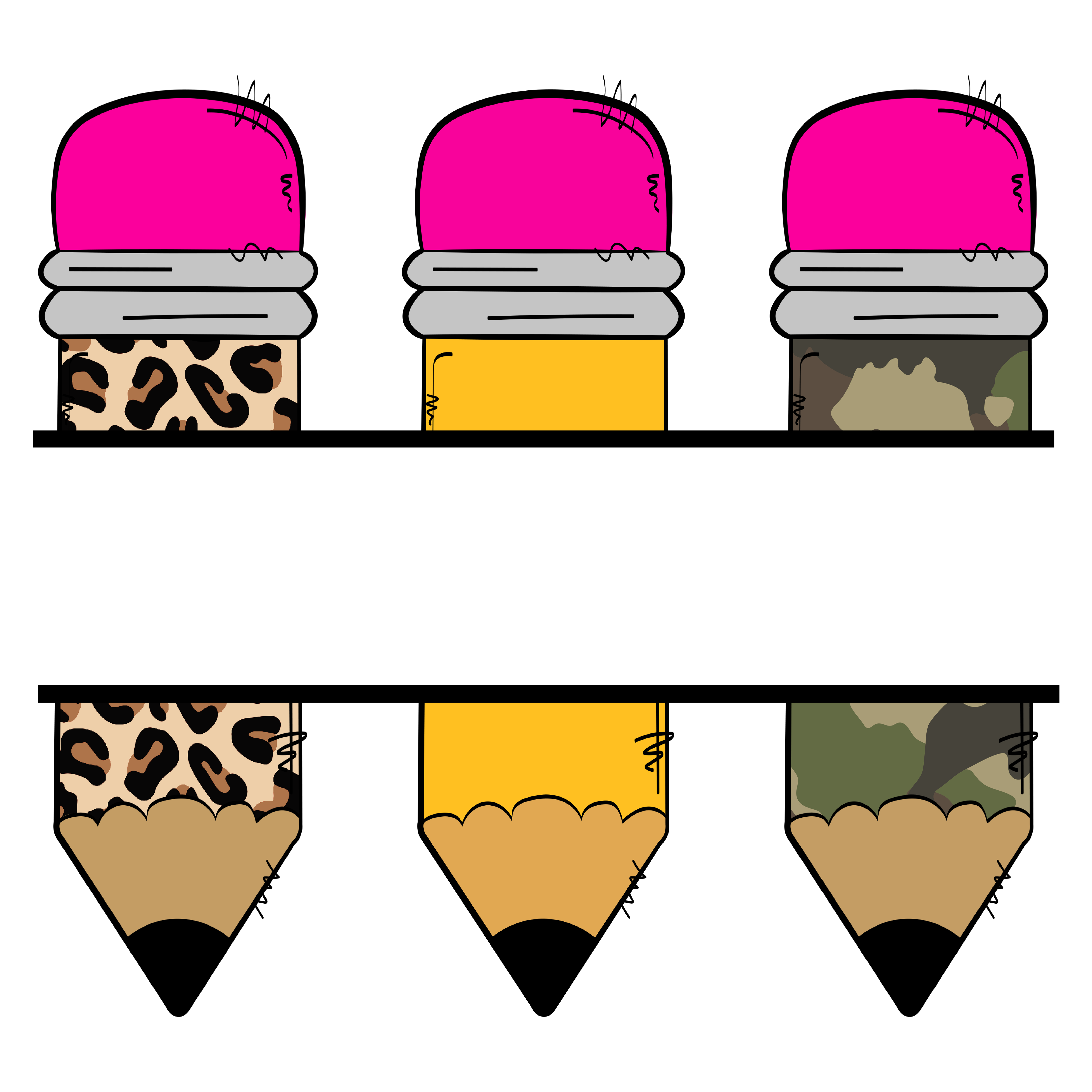 Teacher Pencils Clipart