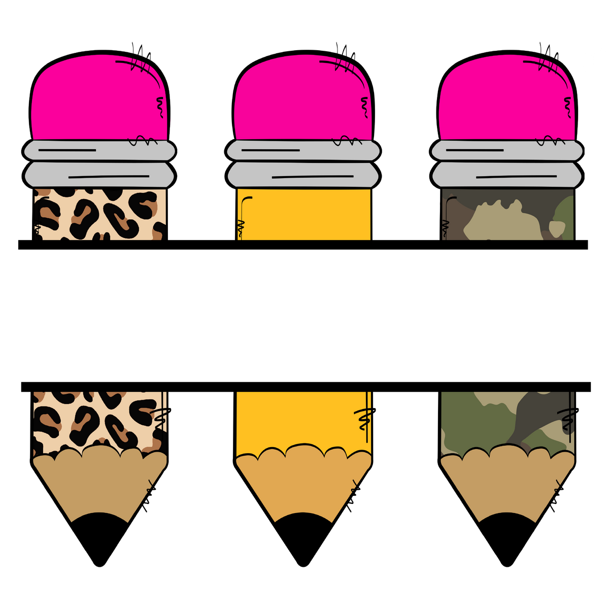 Teacher Pencils Clipart