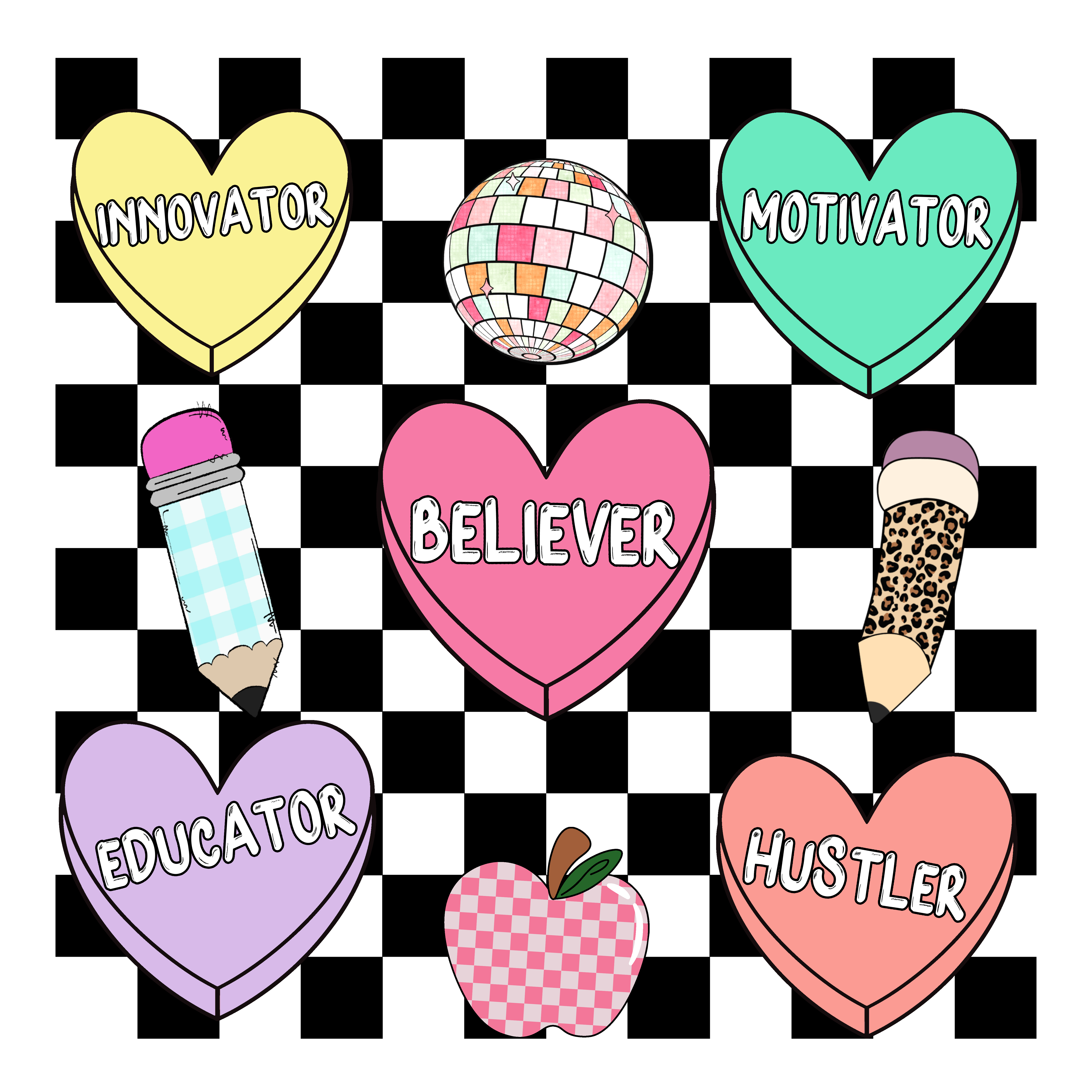 Innovator Motivator Believer Educator Hustler